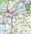 Dolina Biebrzy 1:100 000. Laminowana mapa turystyczna wydawnictwa Agencja TD. Fragment 2