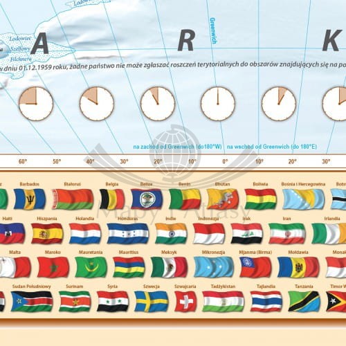 Świat. Mapa polityczna, puzzle. 2000 elementów. Producent: ArtGlob. Fragment 5