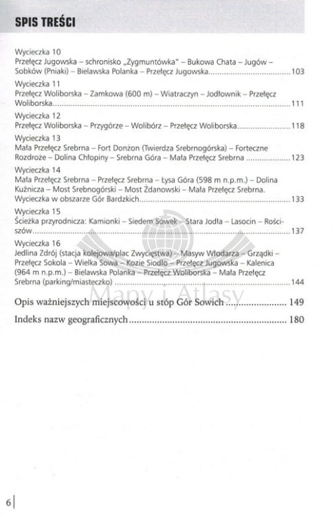 Góry Sowie. Przewodnik wydawnictwa Rewasz. Spis treści 2