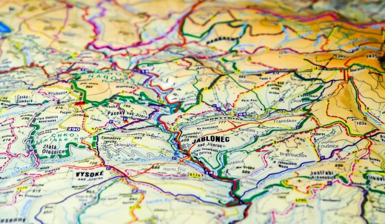 Karkonosze 1:66 666. Mapa plastyczna (trójwymiarowa). Fragment 6