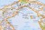 Ameryka Środkowa (Centralna). Mapa polityczna w wersji do wpinania. Wydawnictwo: National Geographic. Fragment 2