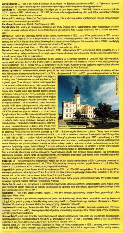 Województwo opolskie 1:185 000. Mapa administracyjno-turystyczna wydawnictwa BiK. Informator